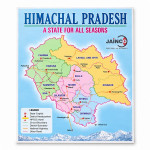 Himachal Pradesh Map Chart